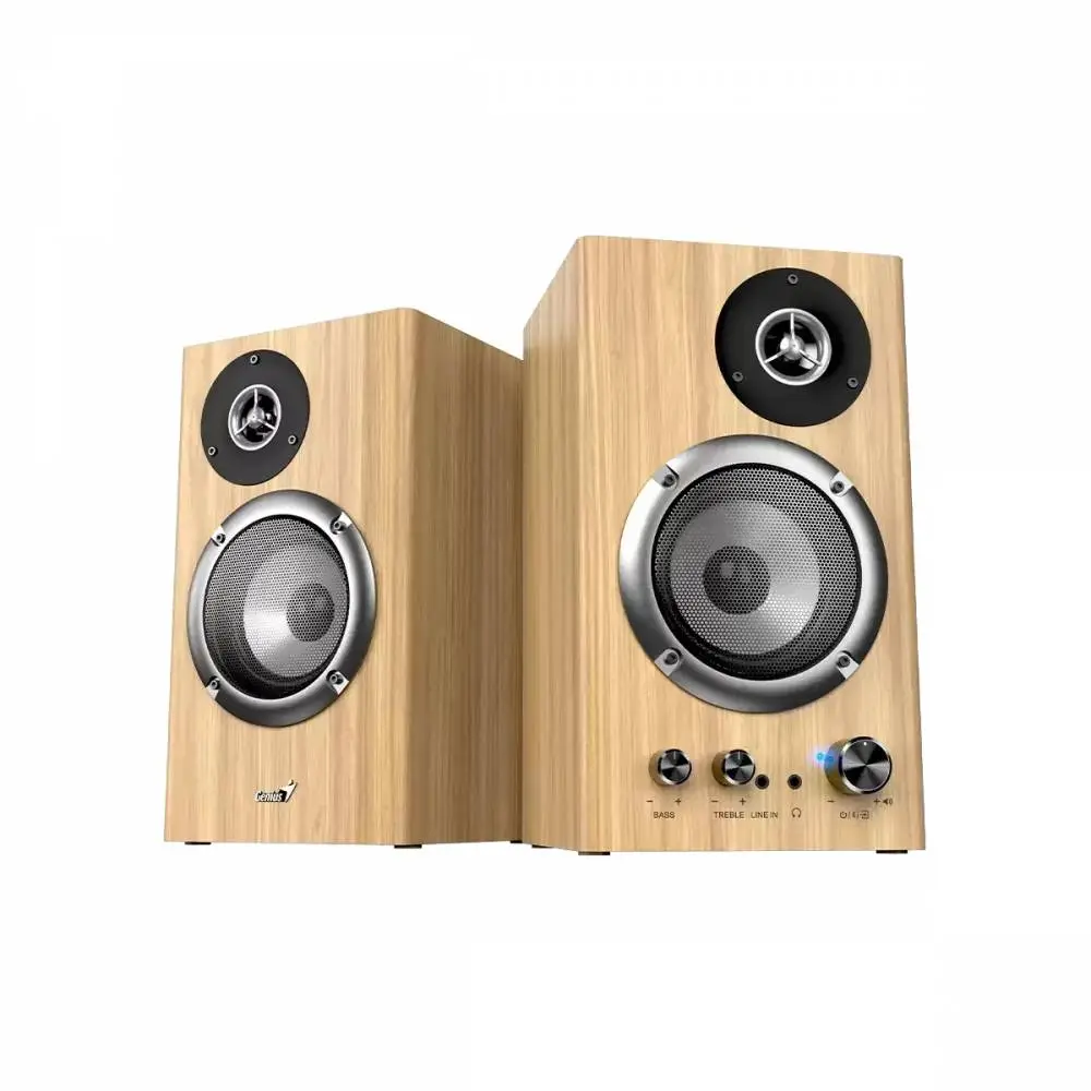 Genius колонки Speakers 2.0 - SP-HF1812BT - 50W RMS, Bluetooth 5.3, Pine Wood