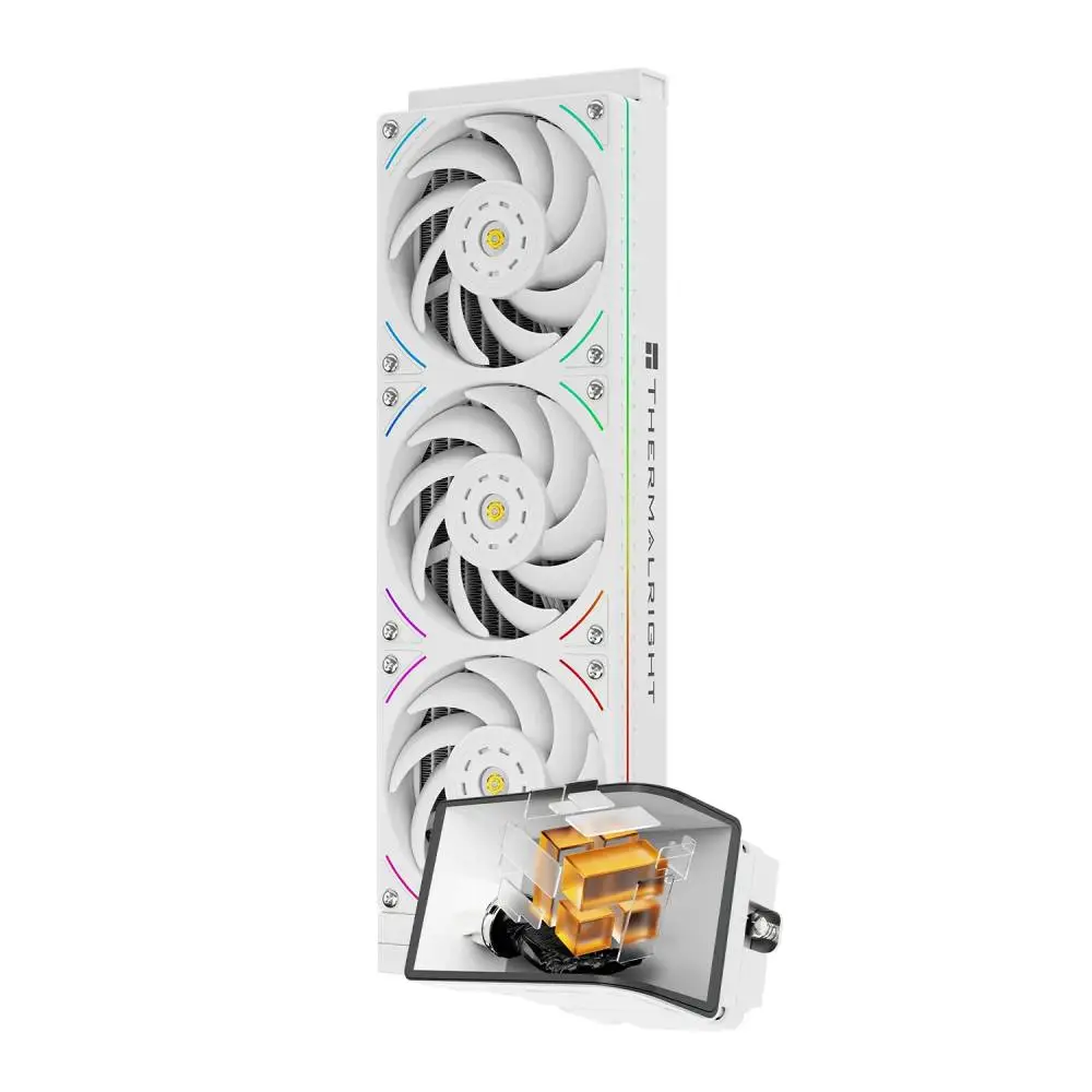 Водно охлаждане Thermalright WONDER VISION 360 UB ARGB White Water Cooling, 6.67 inch Curve OLED Display