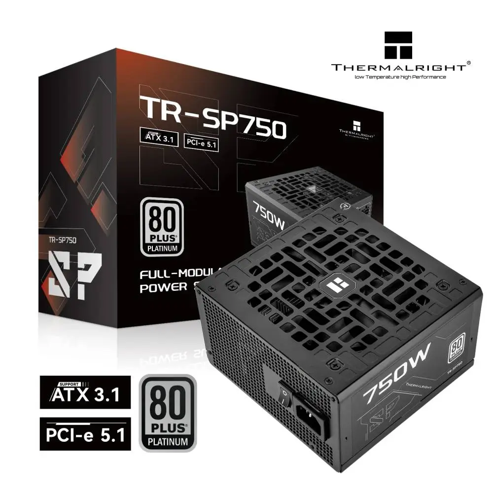 Захранване Thermalright TR-SP750 Black 750W 80 Plus Platinum PSU ATX 3.1