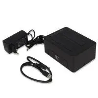 ACT Докинг стейшън AC1504, USB 3.1 Gen1 за 3.5"/2.5" HDD/SSD черен