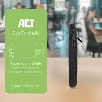 ACT Suburb калъф  за 13.3" лаптоп от рециклирани пластмасови бутилки