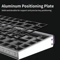 Madlions професионална геймърска механична клавиатура Professional Gaming Mechanical Keyboard NANO 68 WH - 8K, Magnetic Amber Pro Switches, (English US)