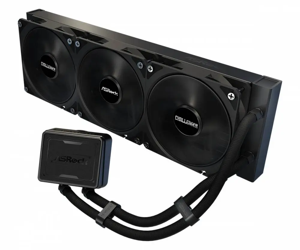 Водно охлаждане Asrock Challenger Pure 360, 360mm, Black AIO Cooler