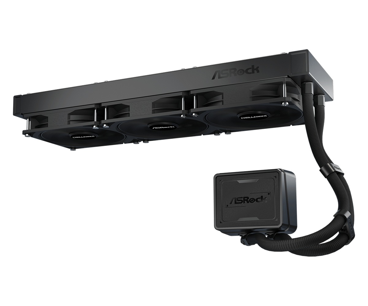 Водно охлаждане Asrock Challenger Pure 360, 360mm, Black AIO Cooler