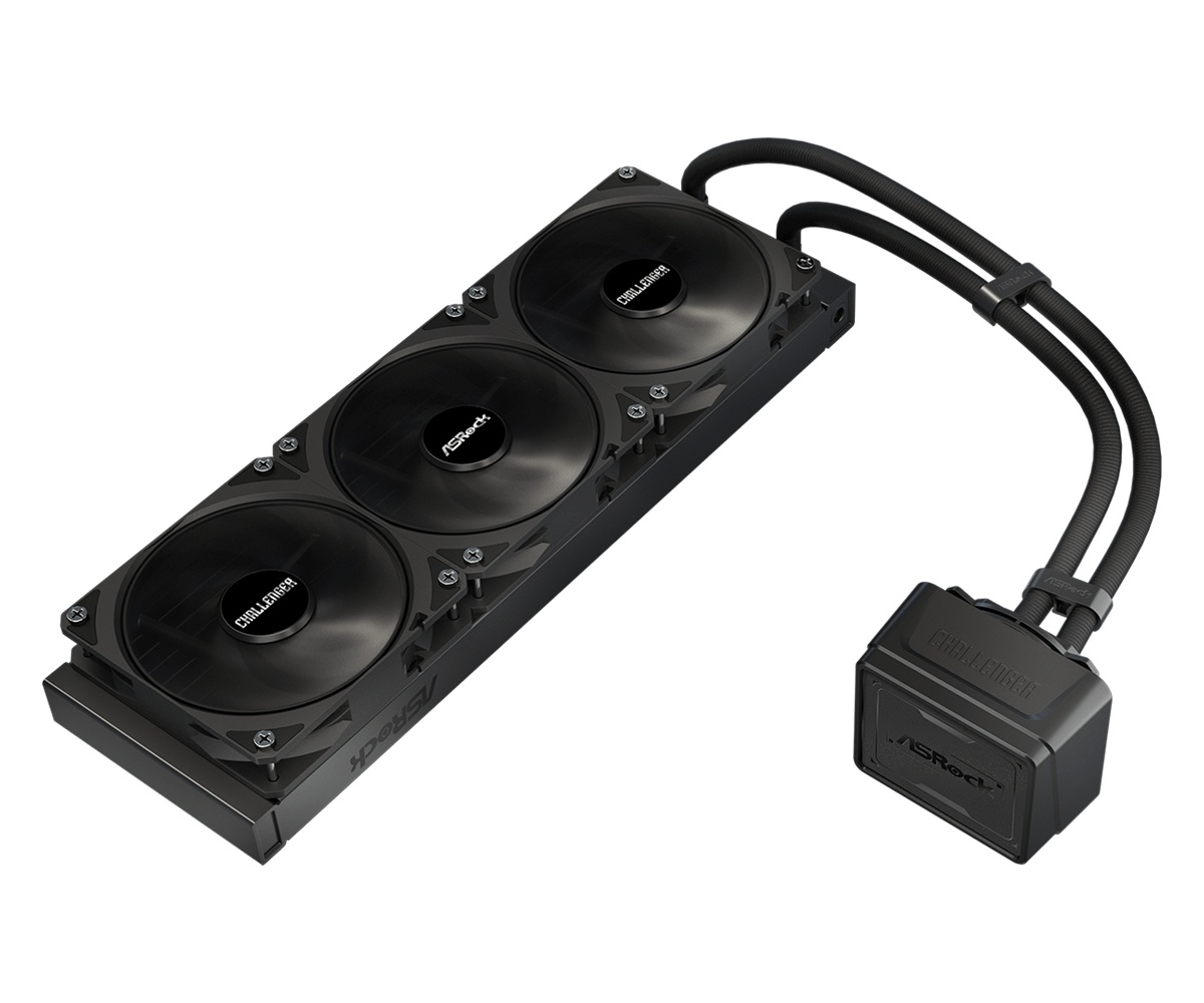 Водно охлаждане Asrock Challenger Pure 360, 360mm, Black AIO Cooler