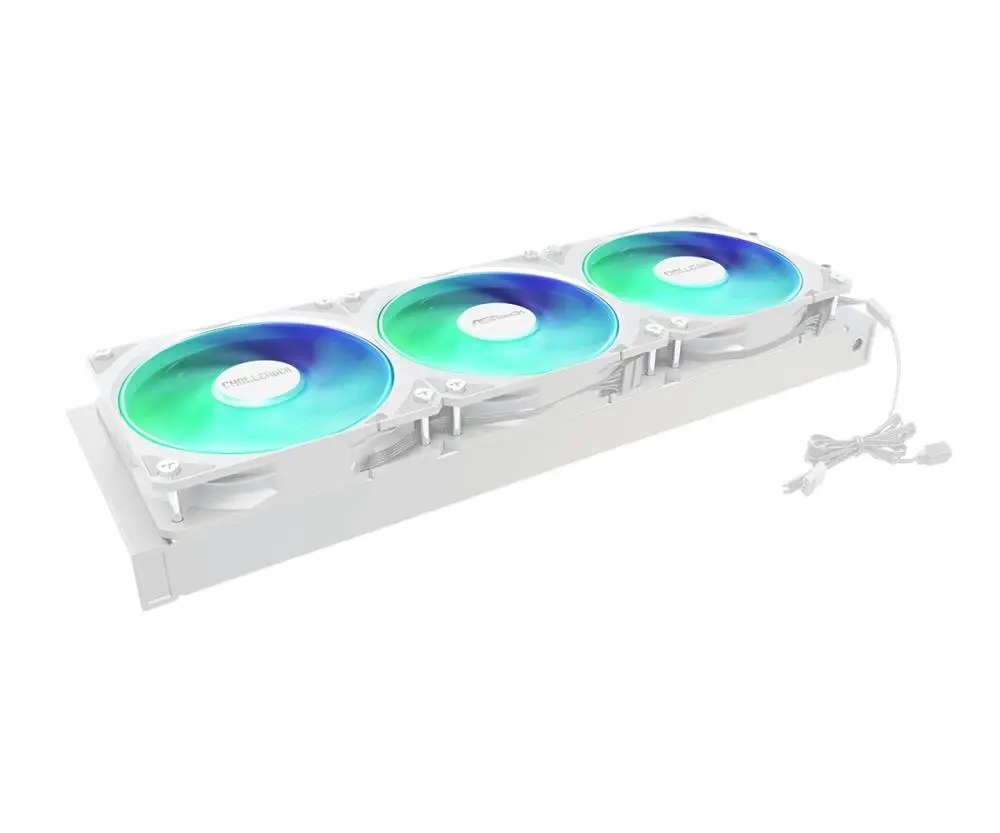 Υδρόψυξη Asrock Challenger White 360 Digital, 360mm, ARGB, LCD Display AIO Cooler