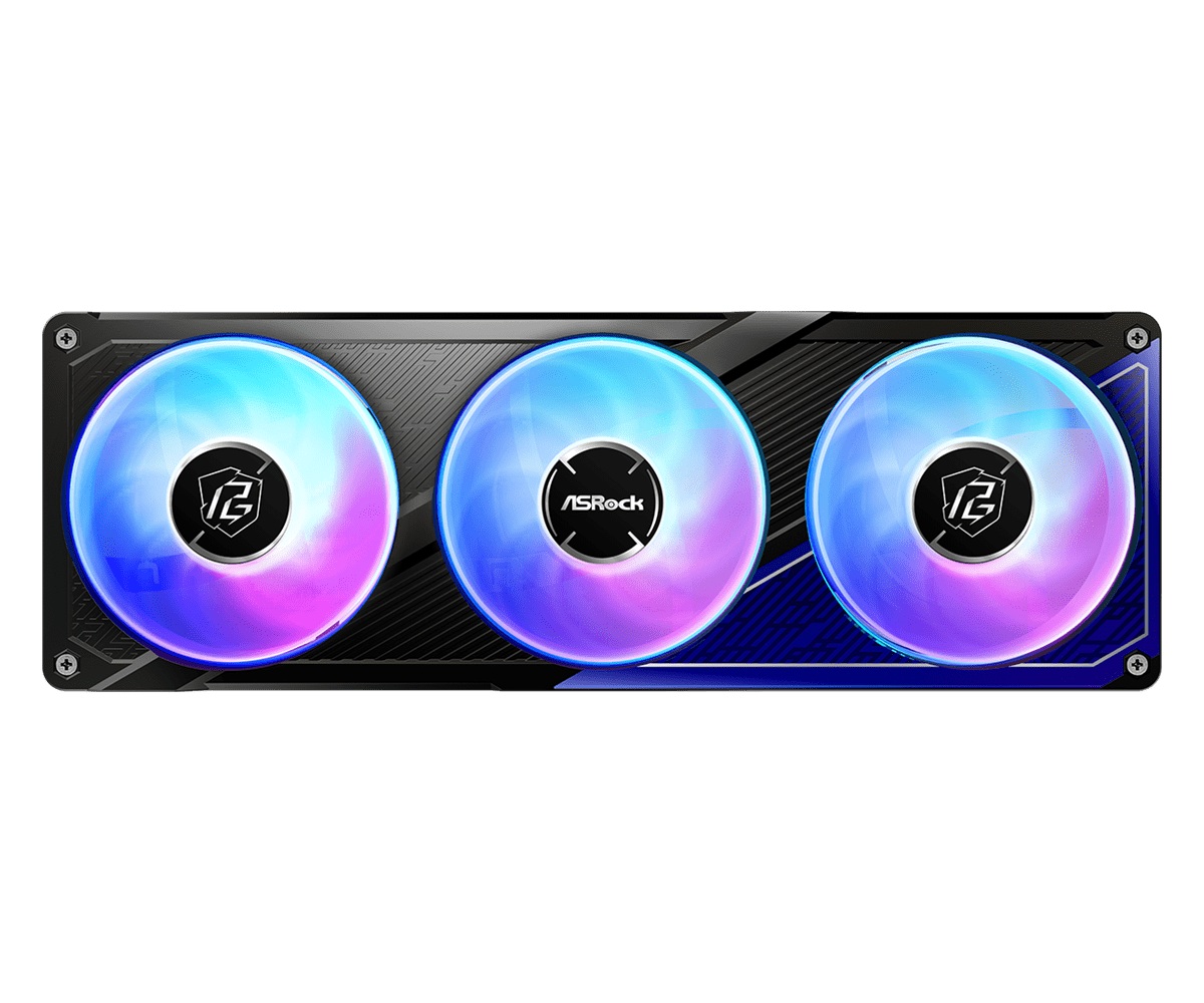 Водяне охолодження Asrock Phantom Gaming 360 LCD, 360mm, ARGB, LCD Display, AIO Cooler