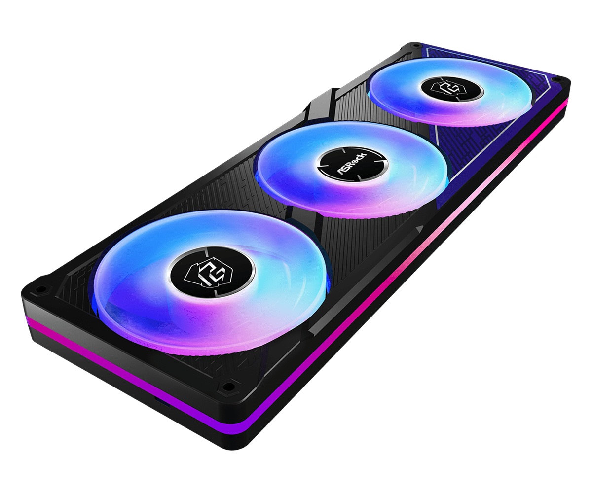 Водяне охолодження Asrock Phantom Gaming 360 LCD, 360mm, ARGB, LCD Display, AIO Cooler