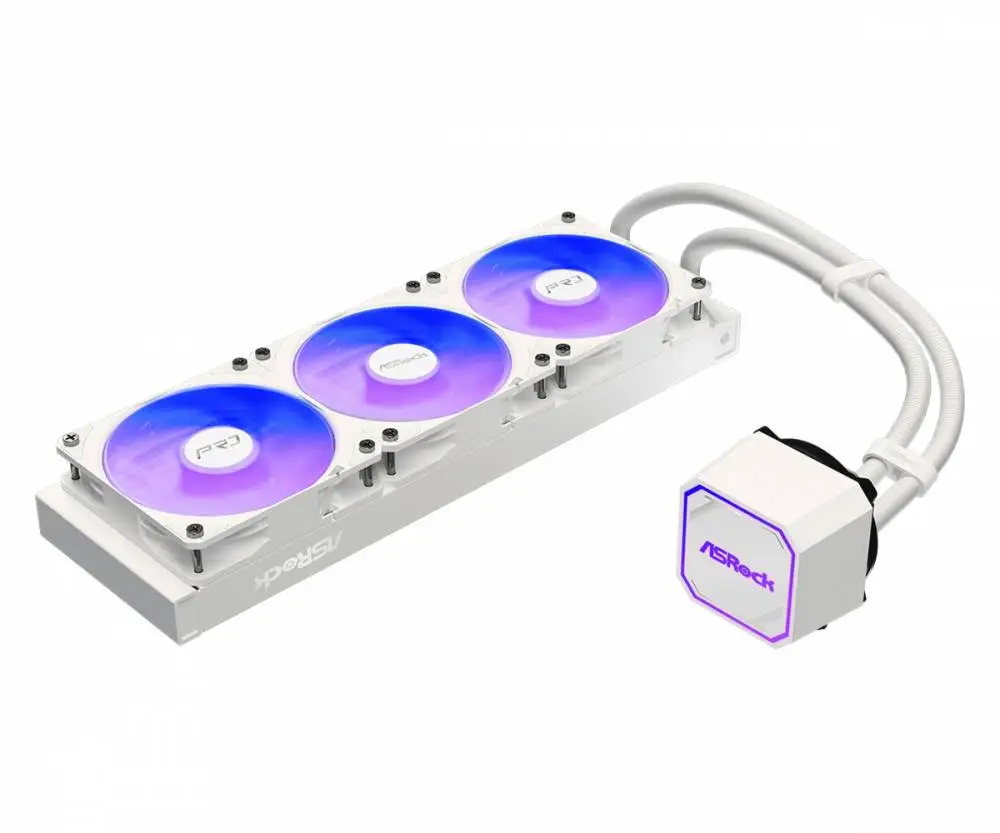 Водно охлаждане Asrock PRO WHITE 360 ARGB, 360mm, ARGB, AIO Cooler