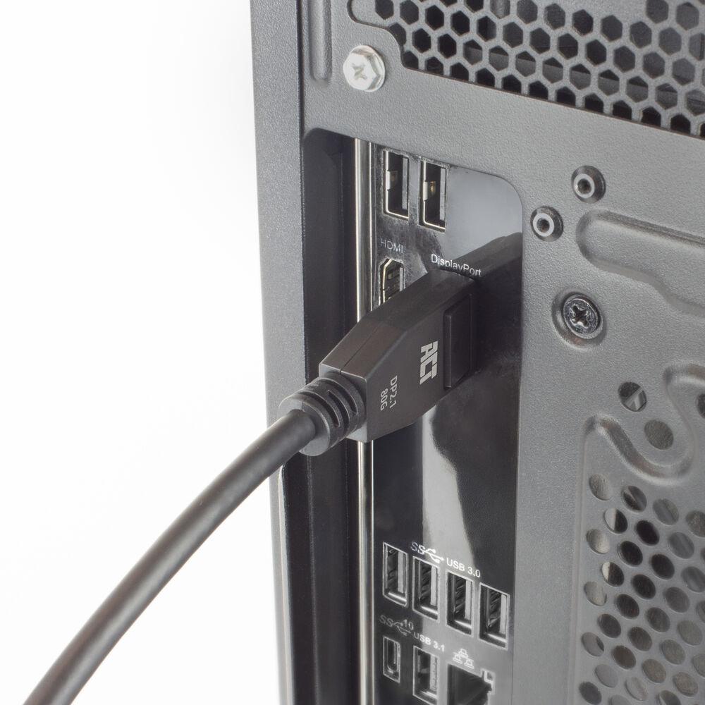 ACT Кабел Display port 2.1 мъжко - HDMI-A мъжко, 3м, черен, булк опаковка