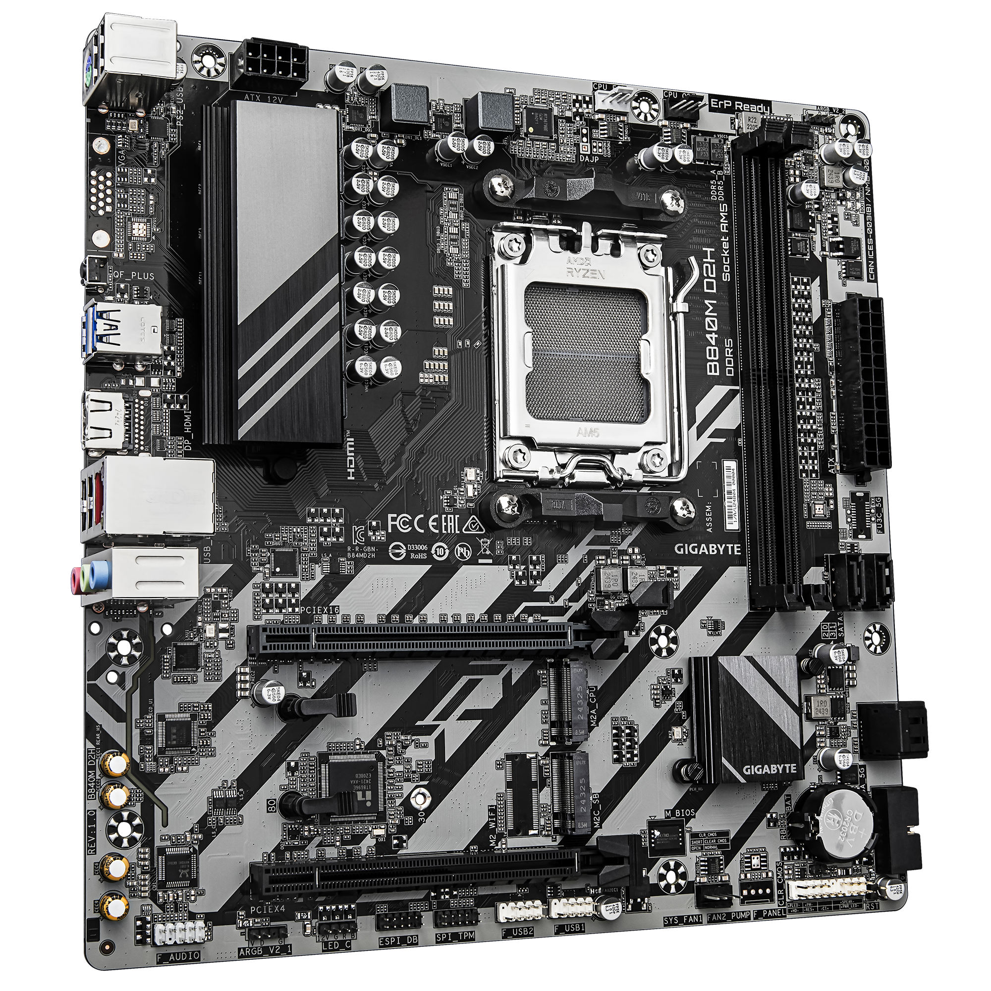 Μητρική πλακέτα GIGABYTE B840M D2H AM5