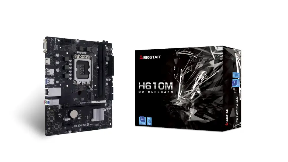 Дънна платка BIOSTAR H610MHC 2.0 DDR4 LGA1700