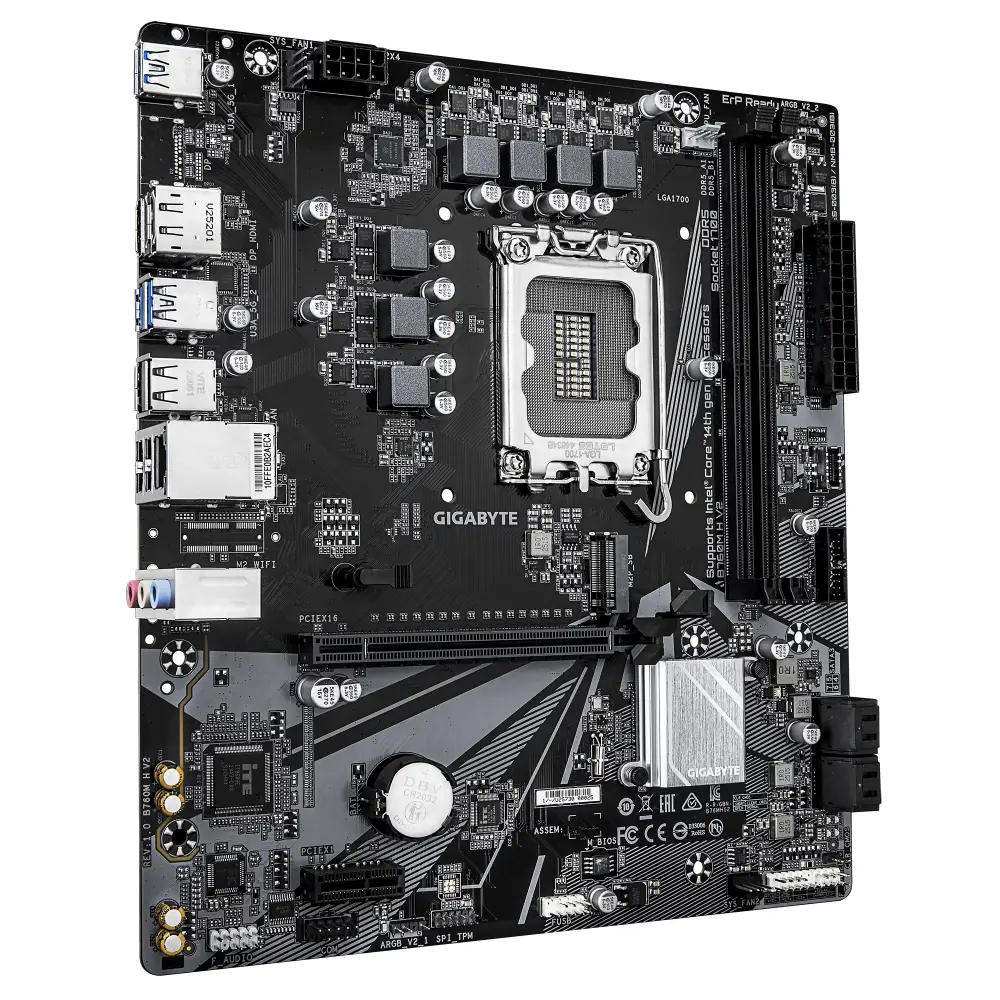Дънна платка GIGABYTE B760M H V2 DDR5 LGA1700