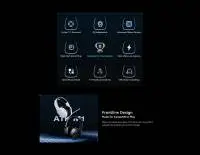 ATK безжични геймърски слушалки Wireless Gaming Headphones - M1 Mercury White - Bluetooth 5.3, 2.4G, ENC, Virtual 7.1 Surround