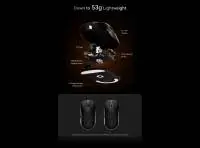 ATK професионална геймърска мишка Wireless Gaming Mouse A9 Plus Tri-mode Nearlink - 1K, White
