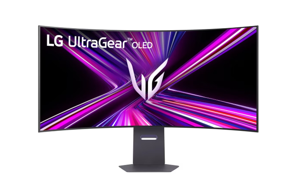 Монитор LG 45GX950A-B, 44.5" UltraGear curved OLED, Dual QHD 5K (5120x1440), WUHD 165Hz/ WFHD Dual Mode 330Hz, 0.03ms USB Type-C, NVIDIA G-Sync, AMD FreeSYnc, USB Type-C 90W, HDR 400, HDMI, DisplayPort
