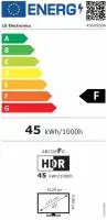 Монитор LG 45GX950A-B, 44.5" UltraGear curved OLED, Dual QHD 5K (5120x1440), WUHD 165Hz/ WFHD Dual Mode 330Hz, 0.03ms USB Type-C, NVIDIA G-Sync, AMD FreeSYnc, USB Type-C 90W, HDR 400, HDMI, DisplayPort