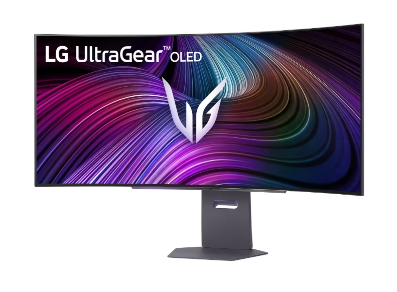 Монитор LG 45GX90SA-B, 44.5", OLED UltraGear 21:9 Curved Smart, WQHD (3440x1440), 240Hz, 0.03 ms, HDR 400, Free-sync, G-Sync, USB-C, PD 65W, HDMI, DP, PBP, Динамики 7W x2, Bluetooth, Black