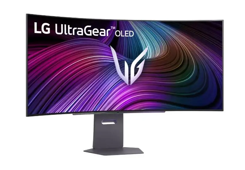 Монитор LG 45GX90SA-B, 44.5", OLED UltraGear 21:9 Curved Smart, WQHD (3440x1440), 240Hz, 0.03 ms, HDR 400, Free-sync, G-Sync, USB-C, PD 65W, HDMI, DP, PBP, Динамики 7W x2, Bluetooth, Black