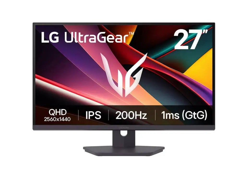 Монитор LG 27G610A-B, UltraGear 27" IPS, AG, 1ms (GtG), 200Hz, HDR400, QHD 2560x1440, NVIDIA G-SYNC, AMD FreeSync, HDMI, DisplayPort, Headphone Out, Black