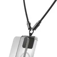 Hama Кабел за зареждане, USB-C, 2 в 1 с връзка за телефон, 1.2 m, черен