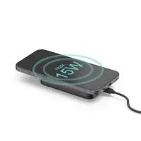 HAMA Безжична външна батерия Qi2, 10000mAh, индуктивно зареждане, антрацит