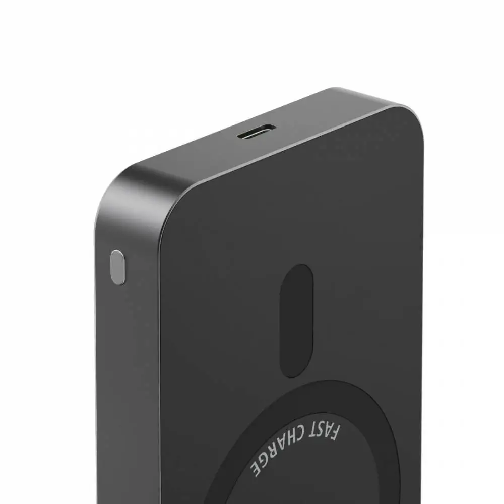HAMA Безжична външна батерия Qi2, 10000mAh, индуктивно зареждане, антрацит