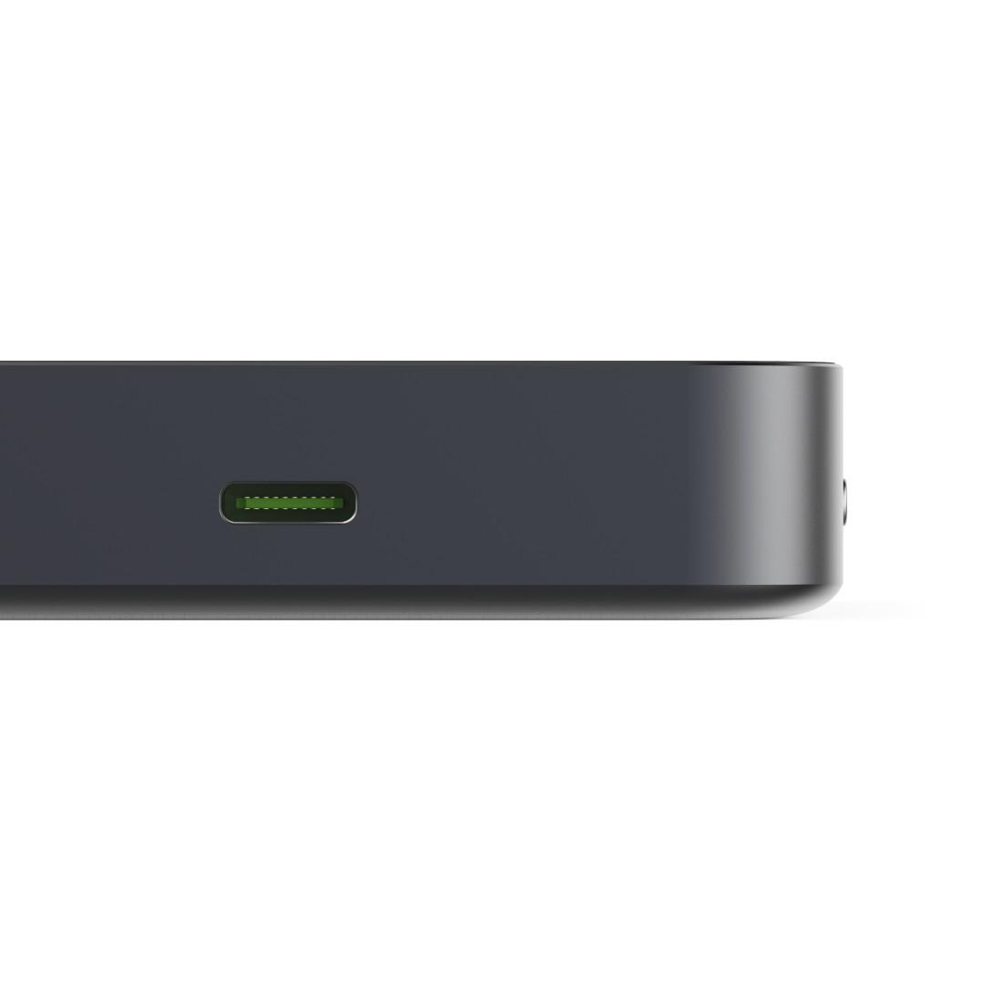 HAMA Безжична външна батерия Qi2, 10000mAh, индуктивно зареждане, антрацит