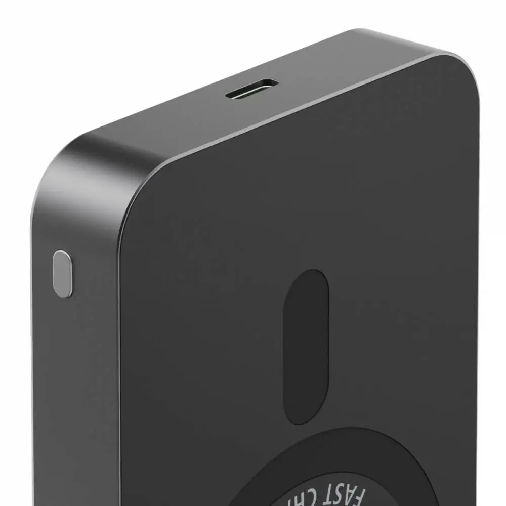 HAMA Безжична външна батерия Qi2, 10000mAh, индуктивно зареждане, антрацит
