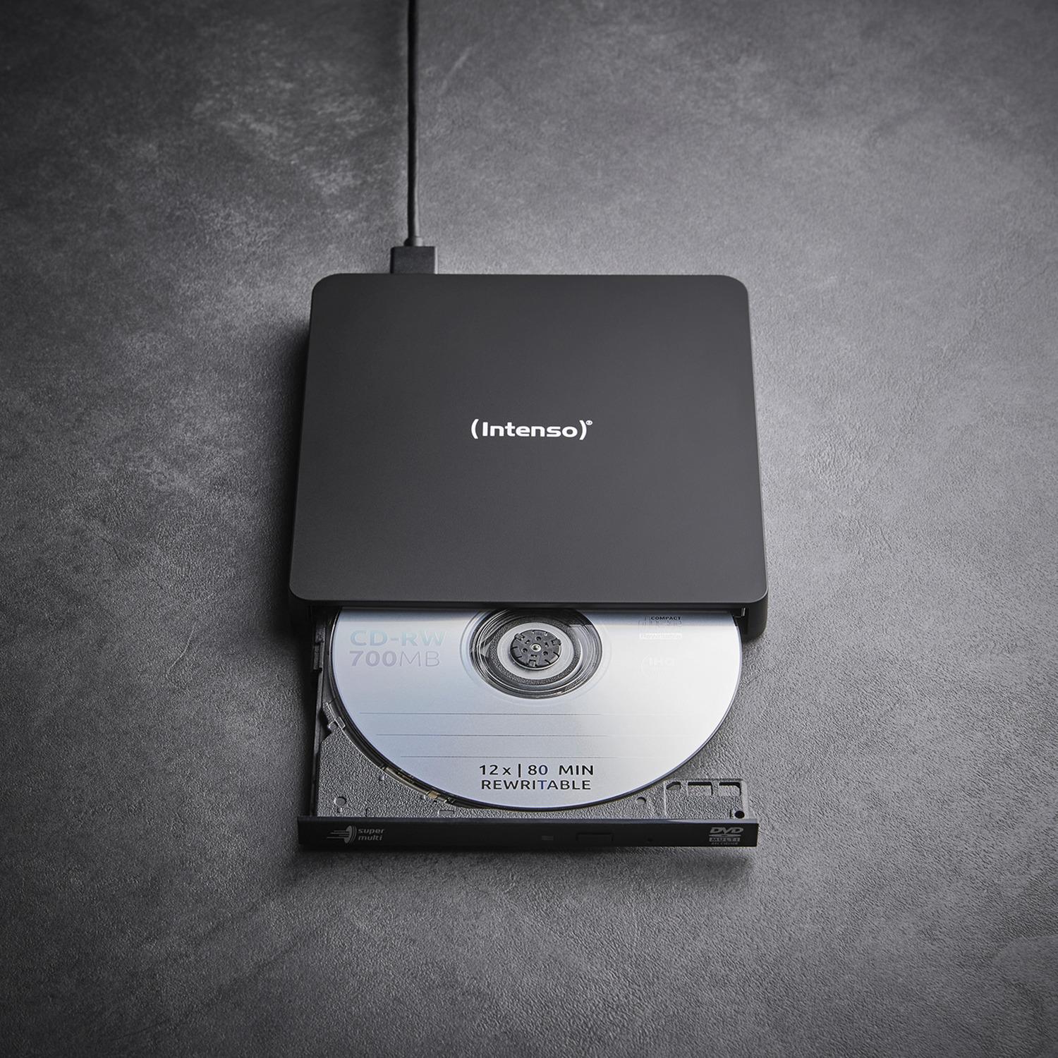 Recording Device Blu-ray Slim Intenso EOD500D, external usb 3.2 black color