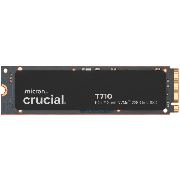Disque SSD Crucial T710 4TB PCIe Gen5 NVMe 2280 M.2 SSD - CT4000T710SSD8