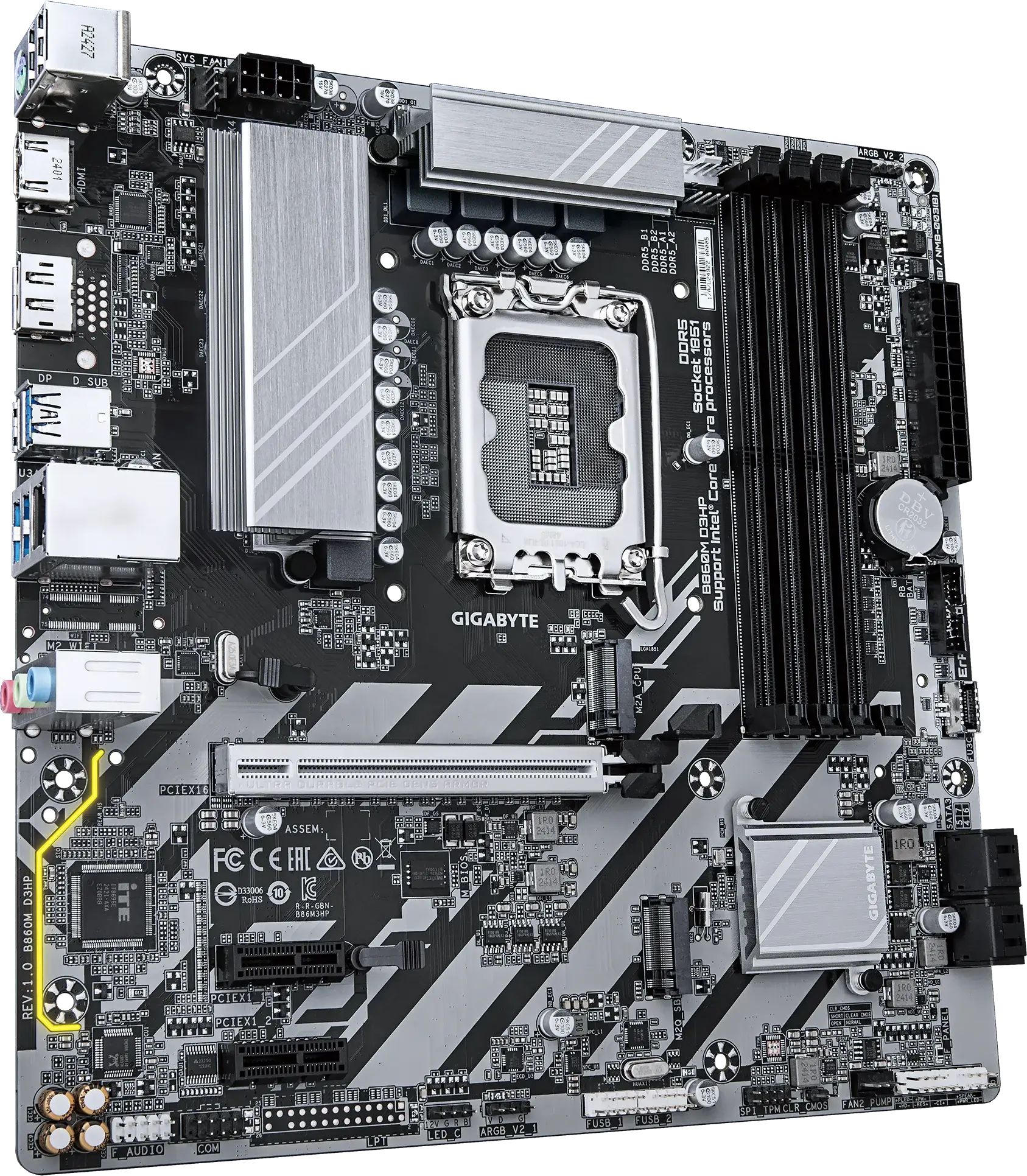 Дънна платка Gigabyte B860M D3HP LGA1851