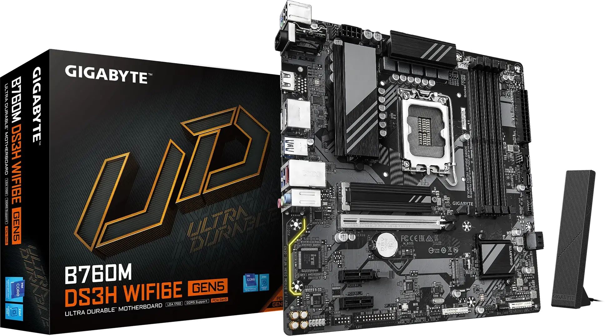 Дънна платка Gigabyte B760M DS3H WIFI6E GEN5 LGA1700