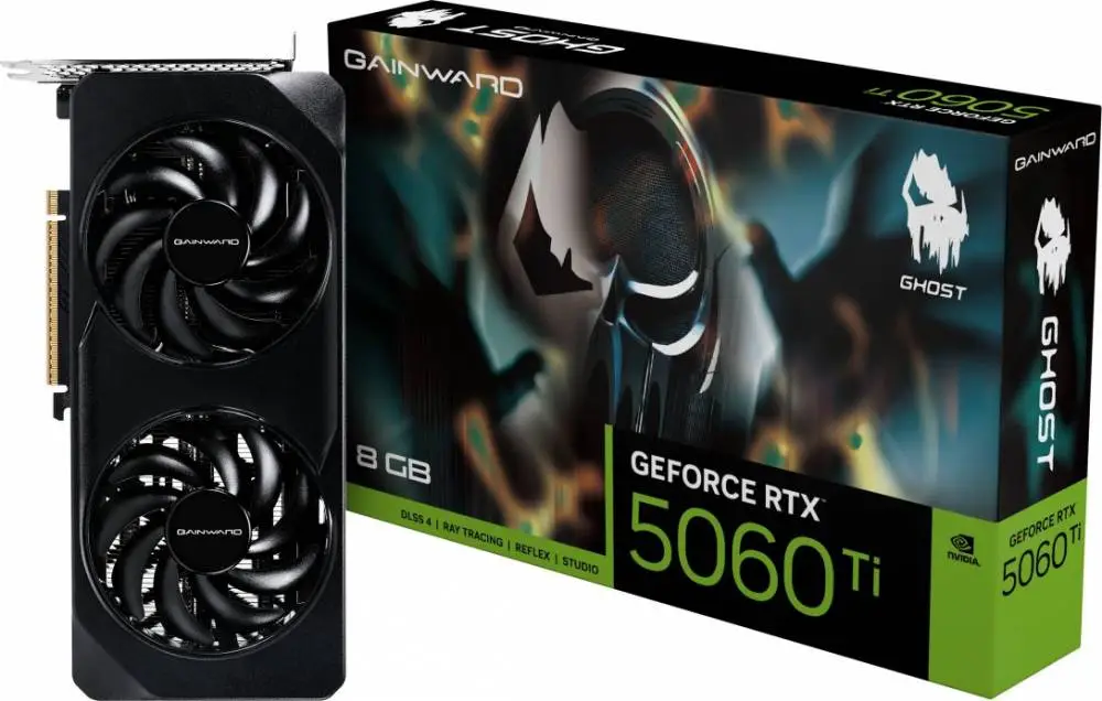 Видео карта Gainward GeForce RTX 5060 Ti 8GB GHOST - NE7506T019P1-GB2062B