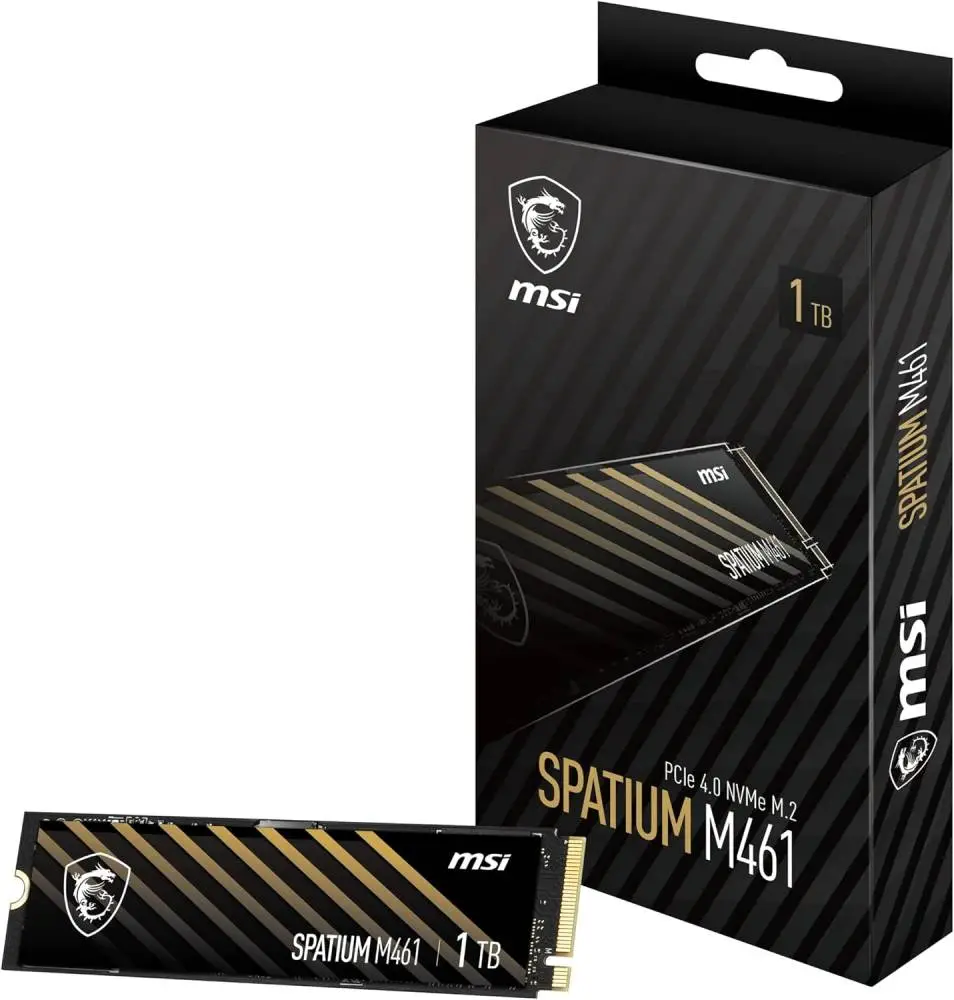 Диск SSD MSI SPATIUM M461 1TB M.2 2280 NVMe PCIe 4.0 - S78-440L1D0-P83