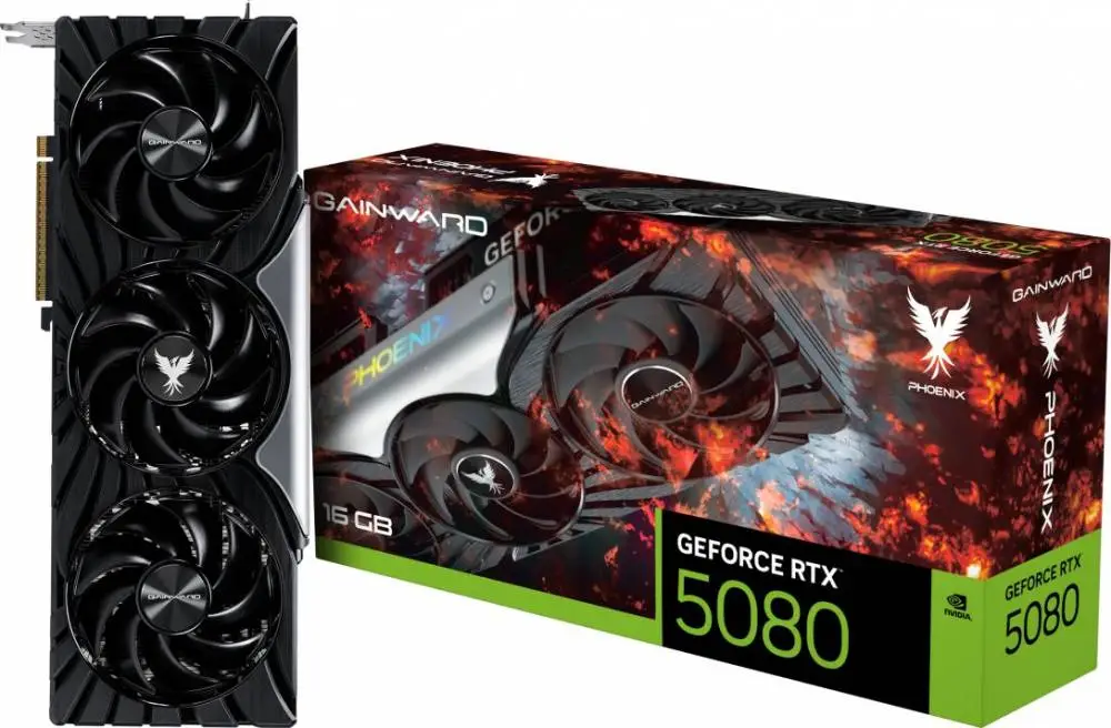 Видео карта Gainward GeForce RTX 5080 Phoenix 16GB - NE75080019T2-GB2031X
