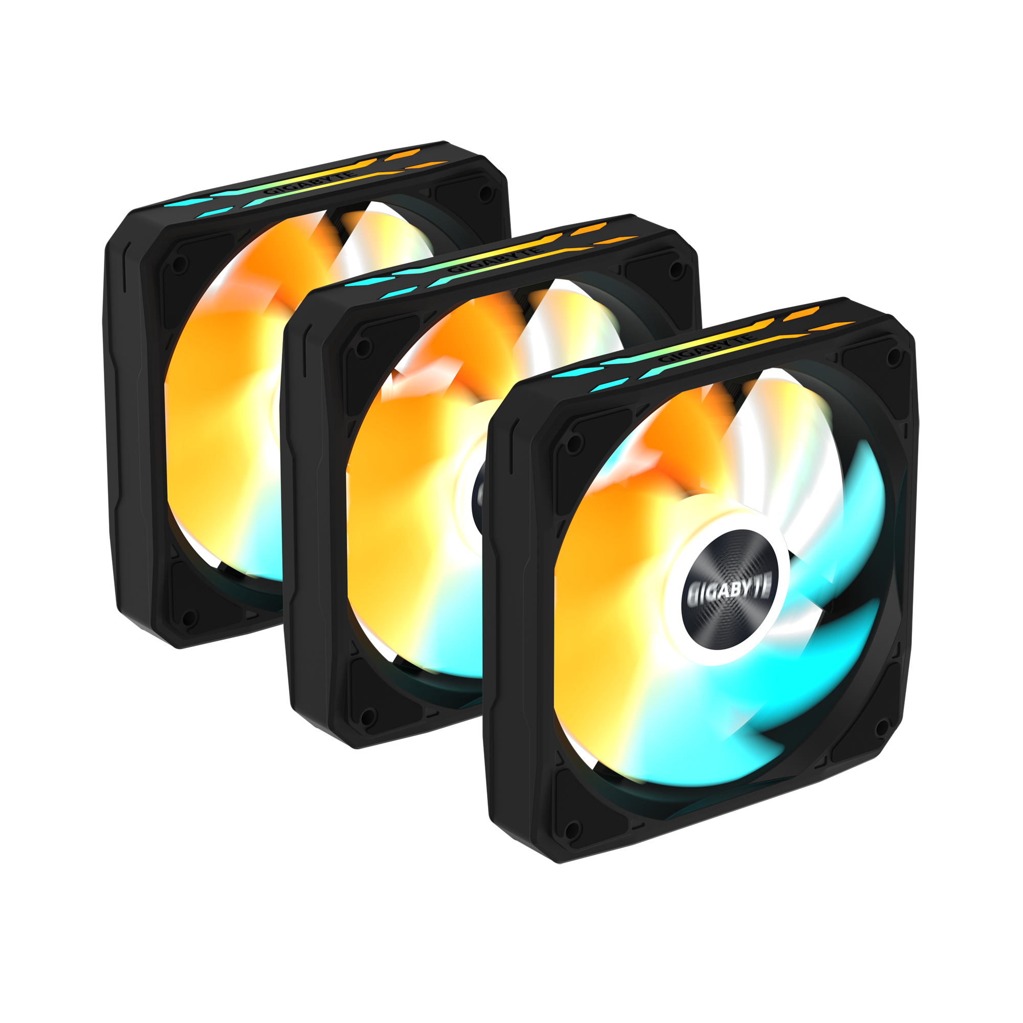 Вентилатори GIGABYTE AORUS EZ CHAIN FAN 120 ARGB, 3-Pack