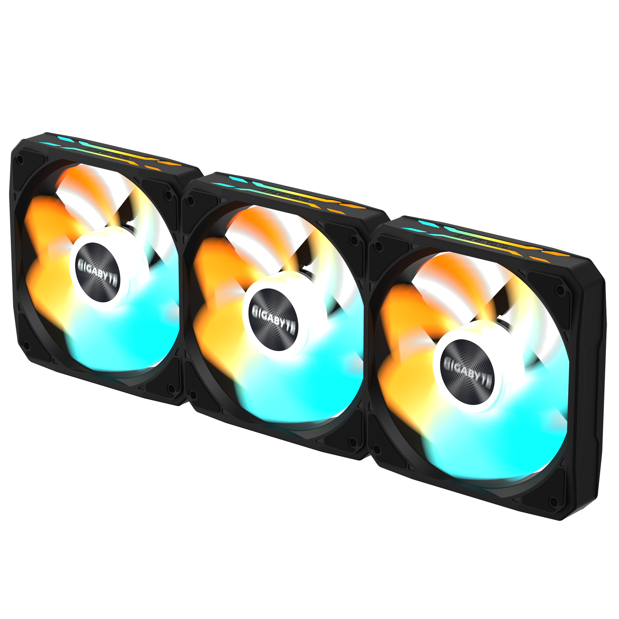 Вентилатори GIGABYTE AORUS EZ CHAIN RVS FAN 120 ARGB, 3-Pack