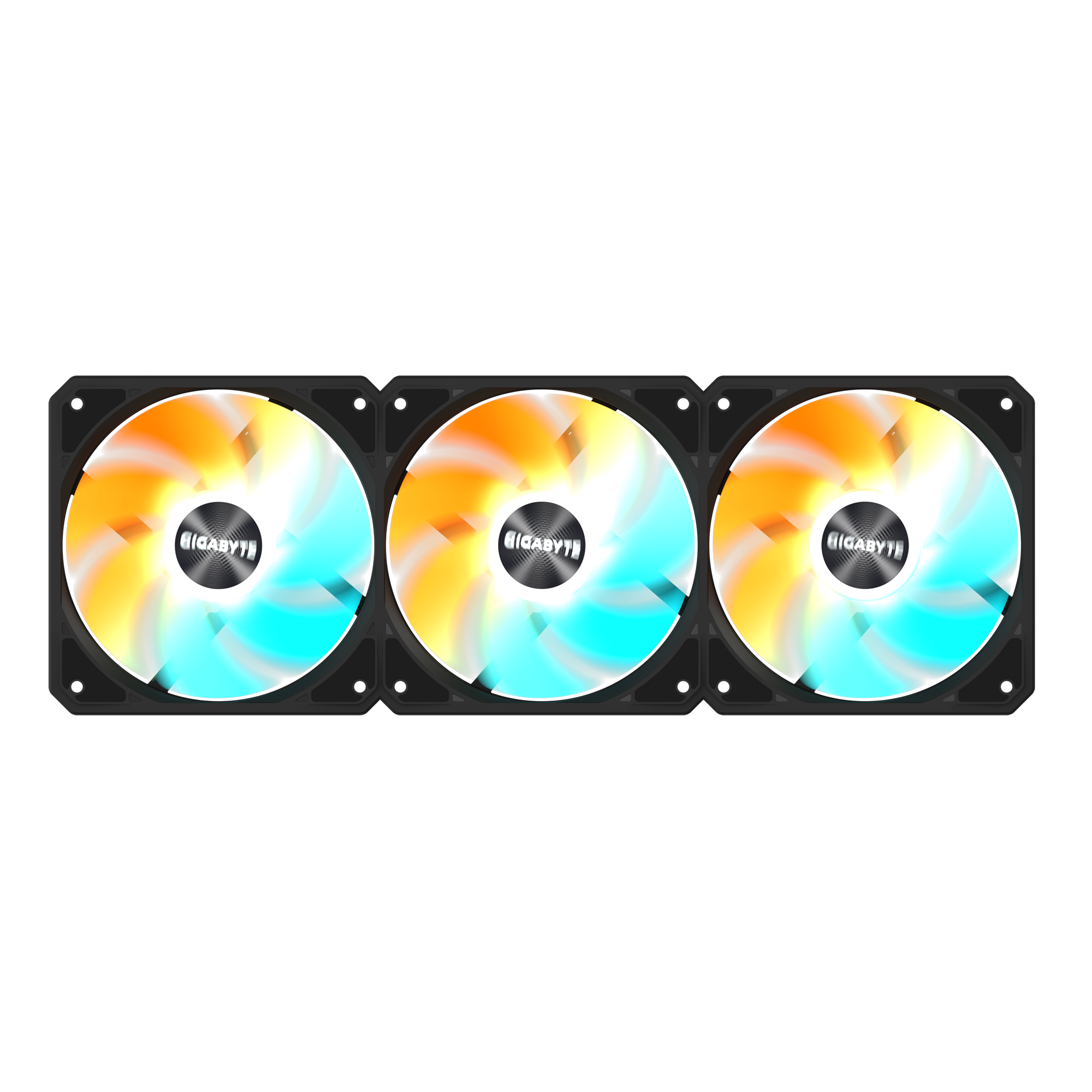Вентилатори GIGABYTE AORUS EZ CHAIN RVS FAN 120 ARGB, 3-Pack