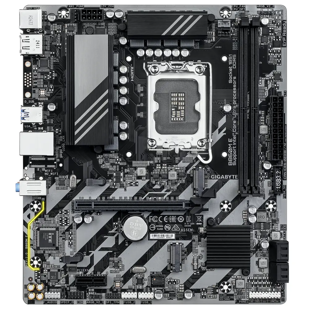 Дънна платка GIGABYTE B860M E LGA1851