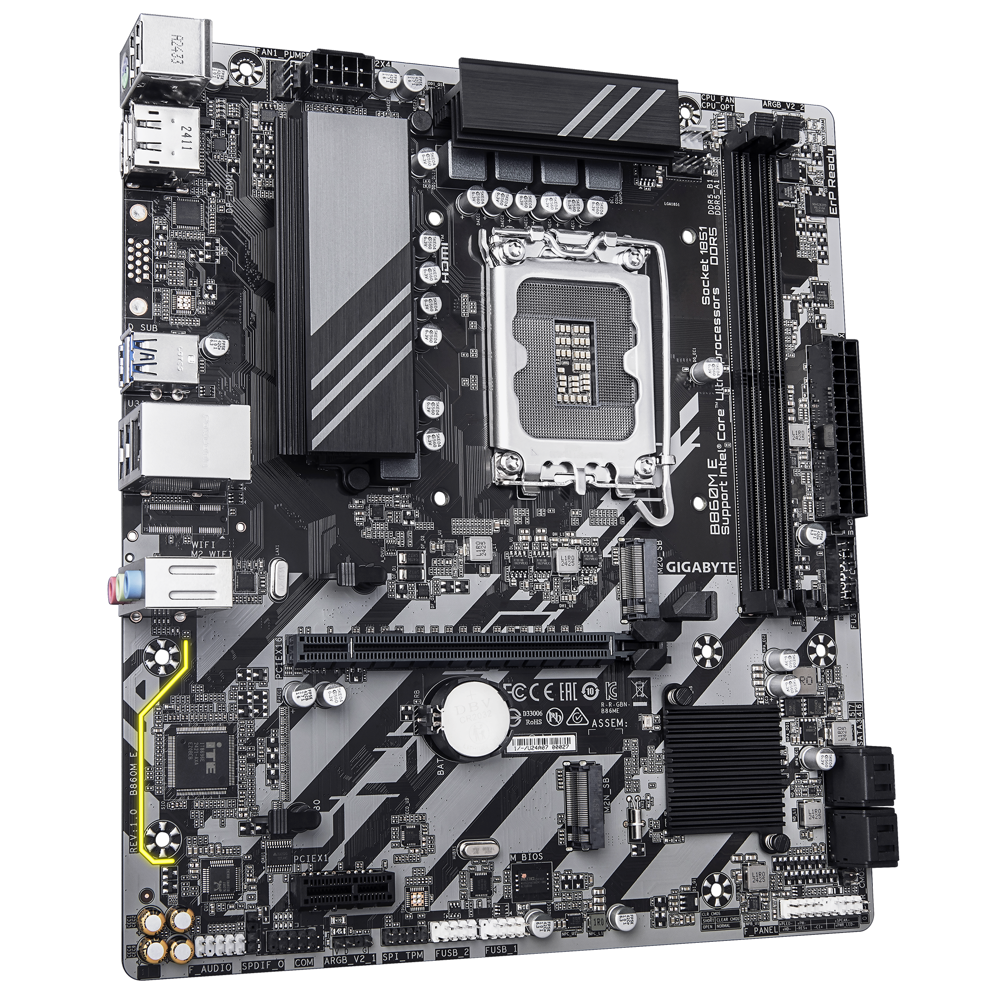 Дънна платка GIGABYTE B860M E LGA1851