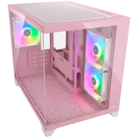 Кутия COUGAR FV150 Mini RGB Pink - CGR-2QA6P-RGB