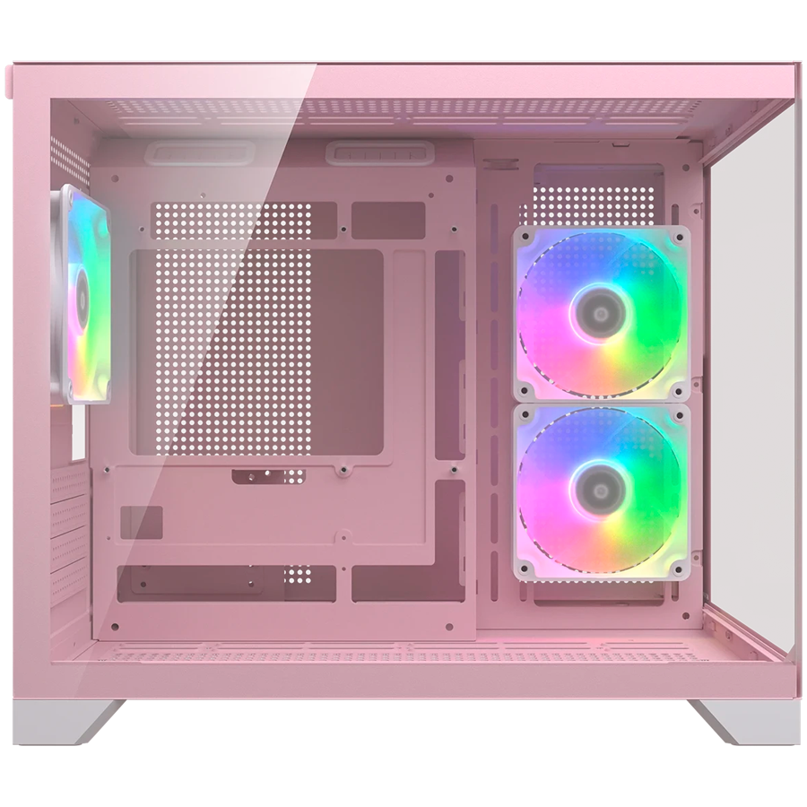 Кутия COUGAR FV150 Mini RGB Pink - CGR-2QA6P-RGB