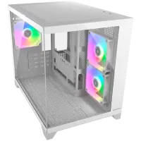 Кутия COUGAR FV150 Mini RGB White - CGR-2QA6W-RGB