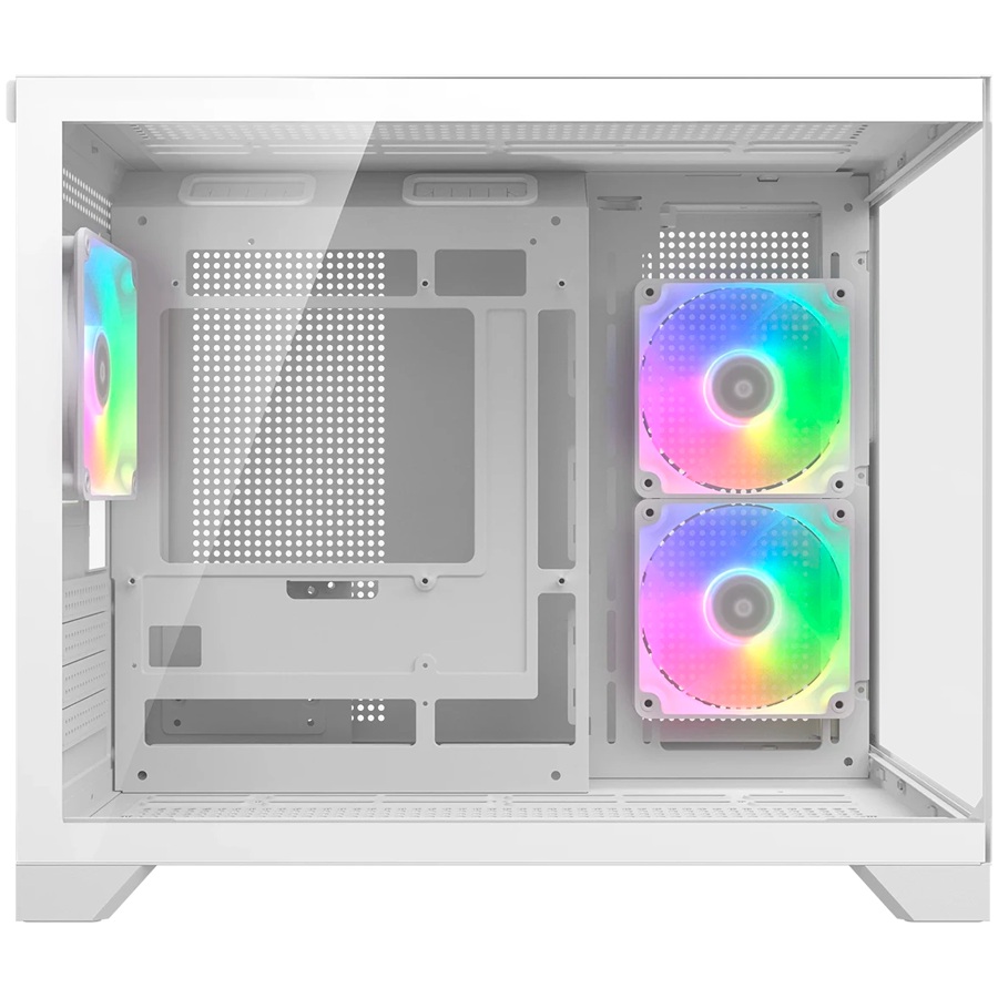 Кутия COUGAR FV150 Mini RGB White - CGR-2QA6W-RGB
