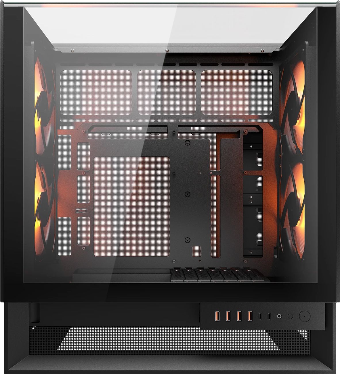 Кутия COUGAR OmnyX Mid-Tower Case Black - CGR-2WA3B-RGB