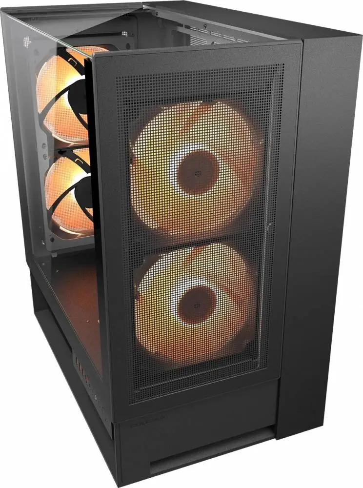 Кутия COUGAR OmnyX Mid-Tower Case Black - CGR-2WA3B-RGB