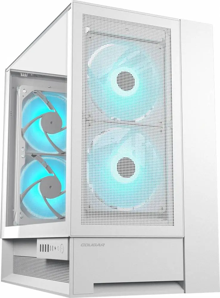Кутия COUGAR OmnyX Mid-Tower Case White - CGR-2WA3W-RGB