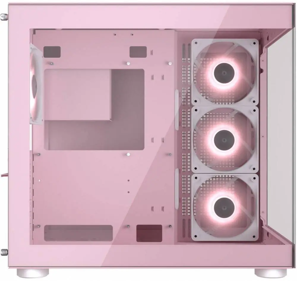 Кутия COUGAR FV150 RGB Mid-Tower Case Pink - CGR-5KA1P-RGB