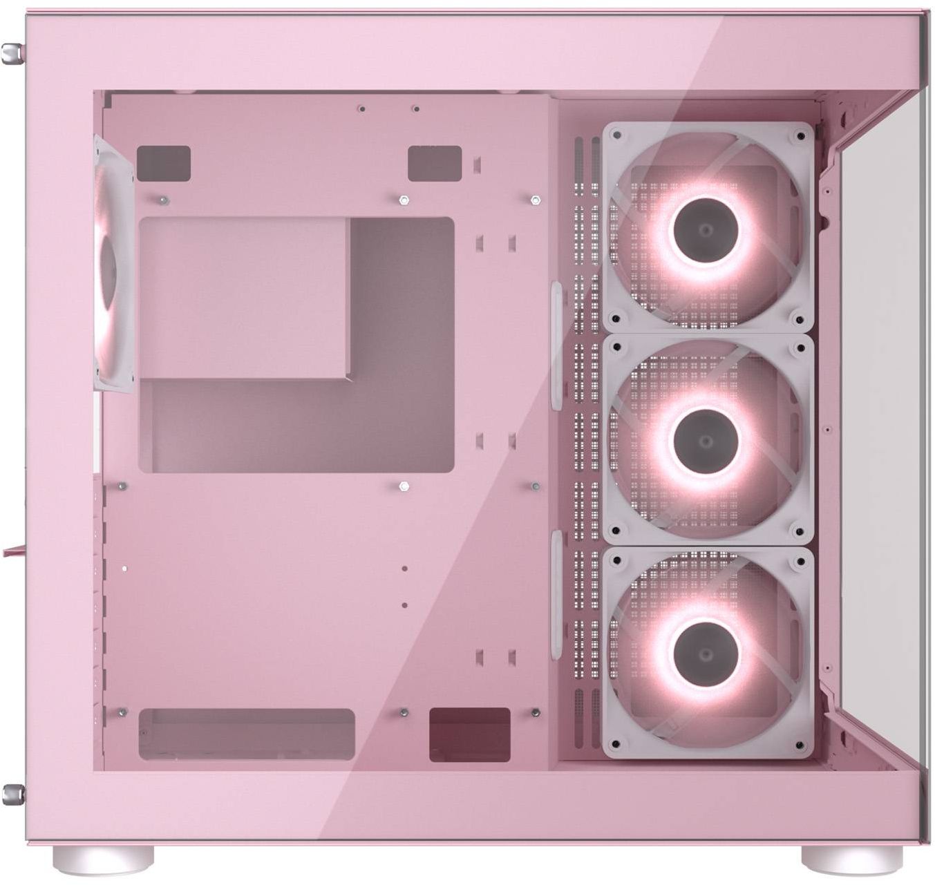 Кутия COUGAR FV150 RGB Mid-Tower Case Pink - CGR-5KA1P-RGB